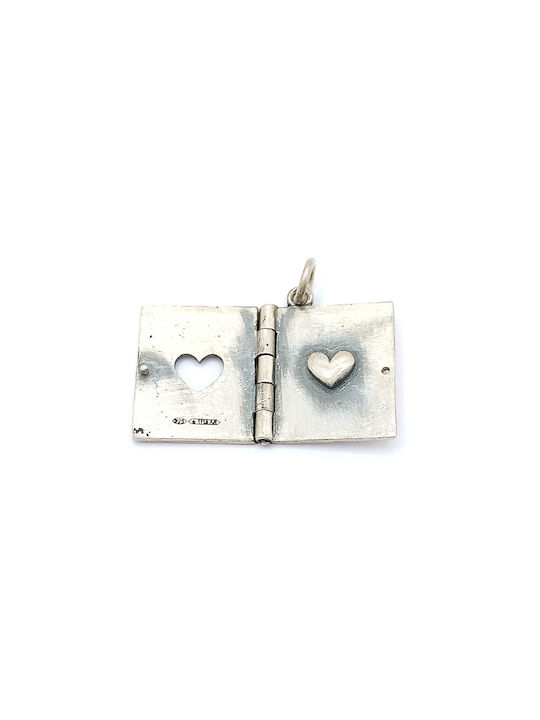 PS Silver Necklace with design Heart from Silver