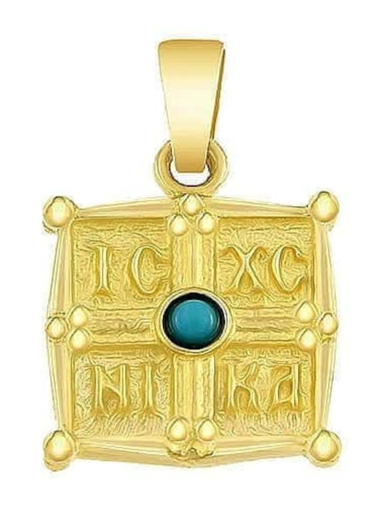 Eforo Charm Talisman Din Aur Galben 14 Carate