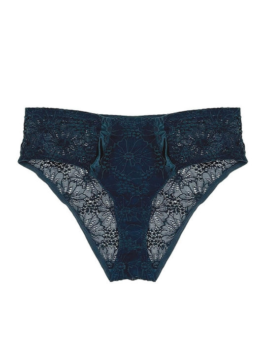 Femeie Slip cu Dantelă Verde