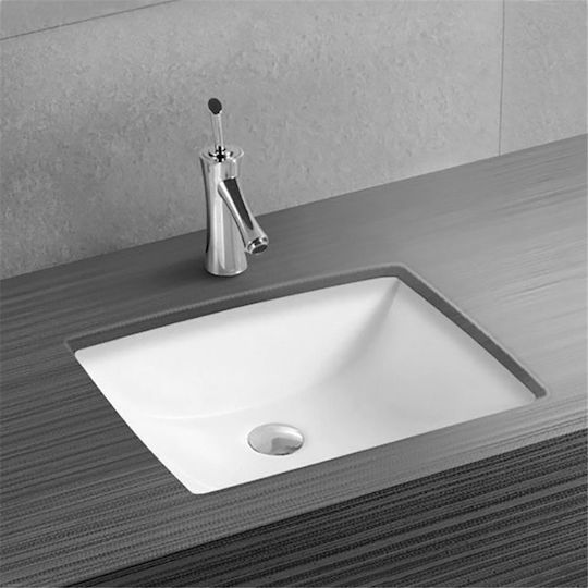 Pyramis Salvia Υποκαθήμενος Νιπτήρας Πορσελάνης 51x38.5x18cm Λευκός Pyramis Salvia Υποκαθήμενος Νιπτήρας Πορσελάνης 51x38.5x18cm Λευκός