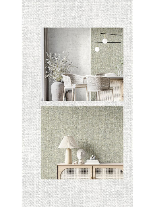 Wallpaper Textum Vinyl Green L1005xW53cm