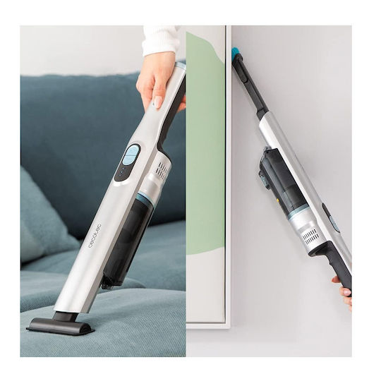 Cecotec Scoba 2100 Jalisco Επαναφορτιζόμενη Σκούπα 2 σε 1 Stick & Χειρός 16.8V Ασημί