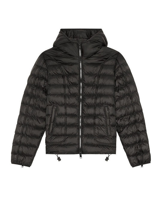 Зимно Мъжко Якето Puffer Черно