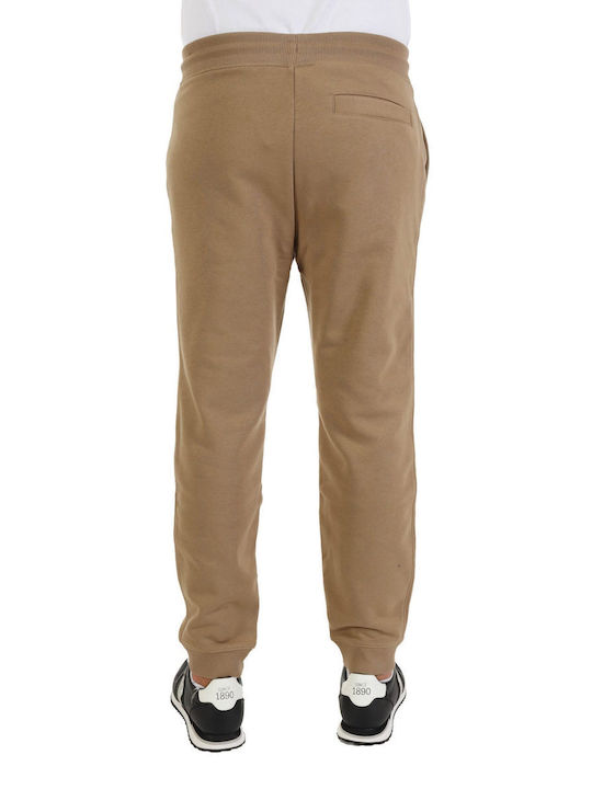 Hugo Boss Men's Sweatpants with Rubber Brown