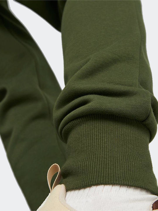 Cargo Sweatpants with Elastic Khaki