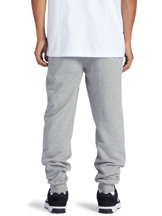 DC Men's Sweatpants with Rubber Gray