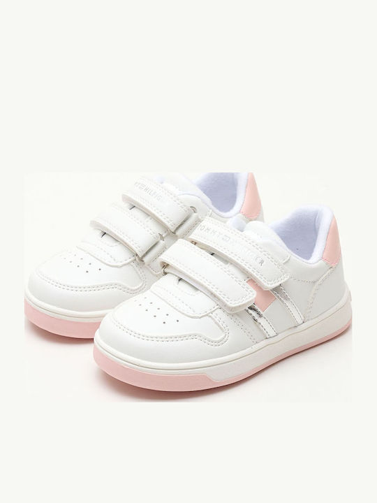Kids Sneakers with Scratch White