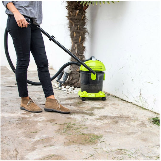 Cecotec Conga Wet&Dry Σκούπα Υγρών / Στερεών 1400W με Πλαστικό Κάδο 15lt
