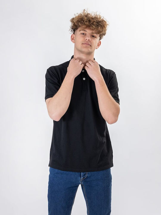 Polo Short Sleeve Blouse Black