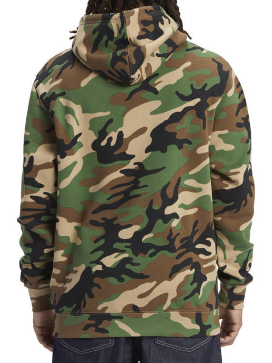 DC Men's Sweatshirt with Hood Khaki