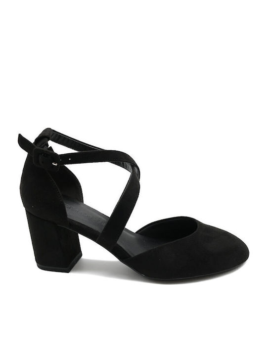 Black Heels with Strap