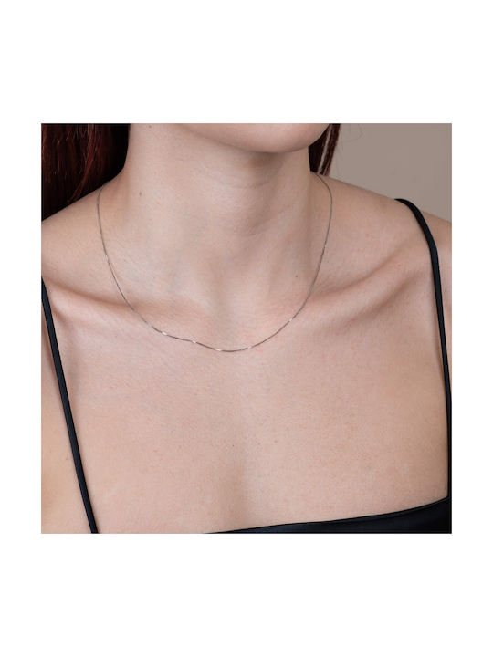 Skaras Jewels White Gold Chain Neck 14K