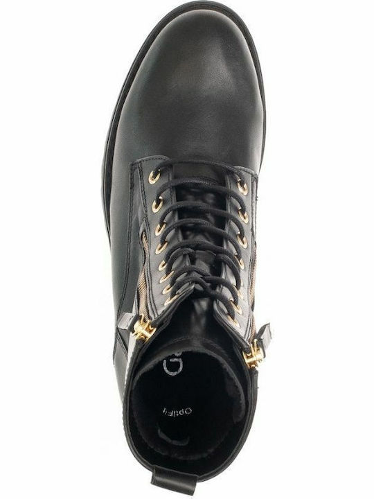 Ghete dama de piele Negru
