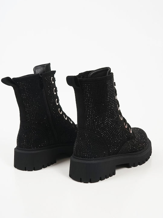 Stiefeletten Damen Schwarz
