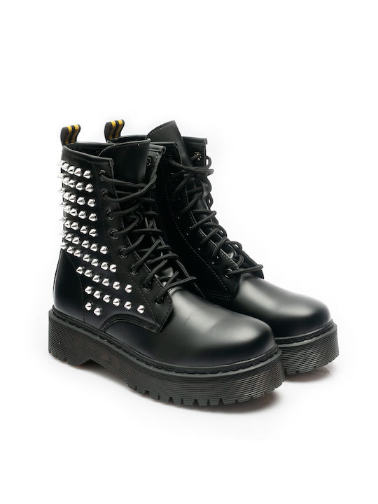 Malesa Women's Combat Boots Black