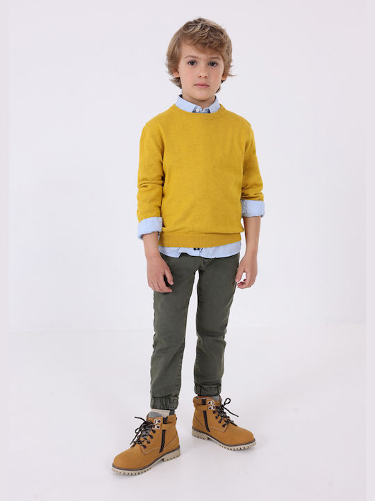 Mayoral Kids Sweater Long Sleeve Yellow