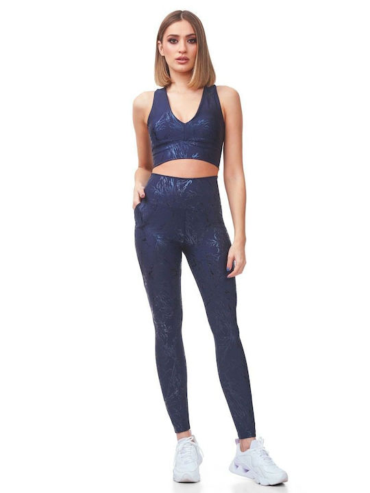 Superstacy Frauen Sport-BHs Sport-BH Blau