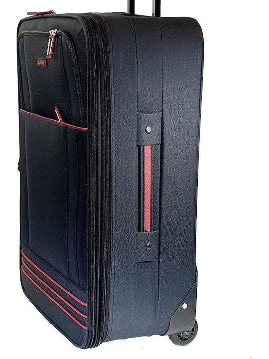 Diplomat Diplomat Basic Fabric Series Koffer-Set Stoff Burgundisch Maximale Höhe 74cm mit 2 Räder Set 3 Stück