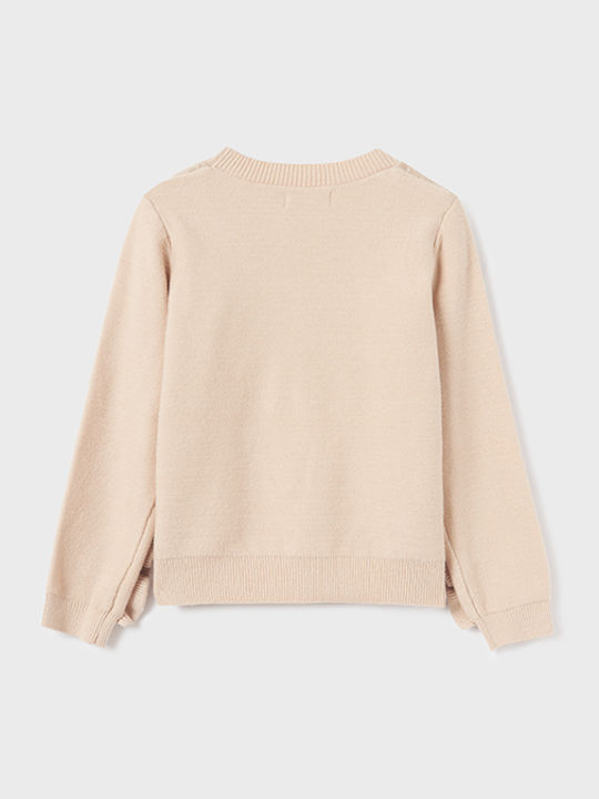 Kinderhemd Langarm Beige
