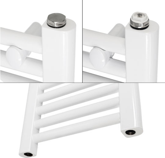 ECD Germany Electric Towel Rail 900W 120x50cm White