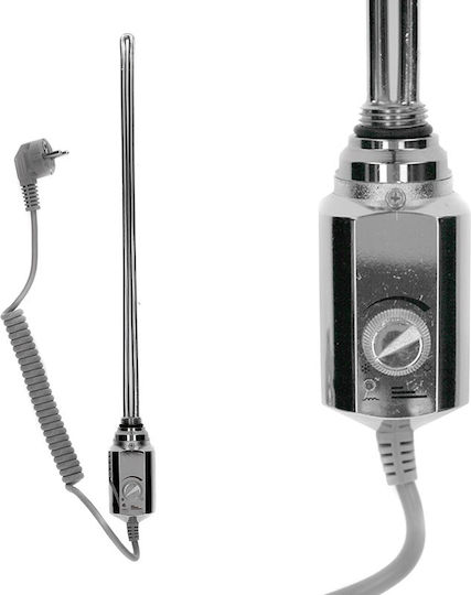 ECD Germany Sahara Elektrische Handtuchheizkörper 900W 120x60cm Silber