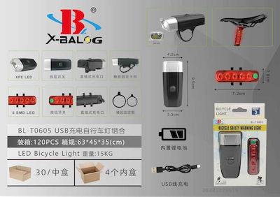 T0605 Rechargeable Set with Bicycle Light Led