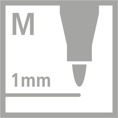 Stabilo Μαρκαδόρος Σχεδίου Dark Red 1.4mm