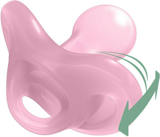 Nuk Sensitive Pacifier Silicone Pink for 0-6 months
