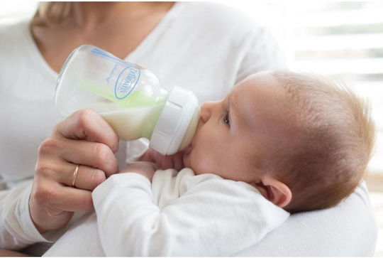Dr. Brown's Plastic Baby Bottle Set Options Anti-Colic with Silicone Nipple for 0+, 0+ m, months Transparent 270ml 5pcs
