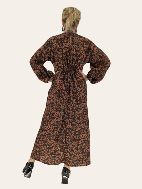 Maxi Dress for Wedding - Christening Brown