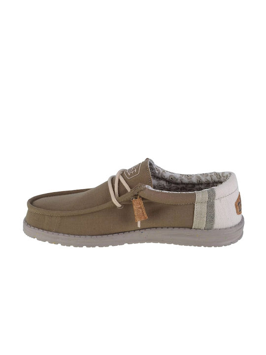 Hey Dude Wally Men's Moccasins Brown