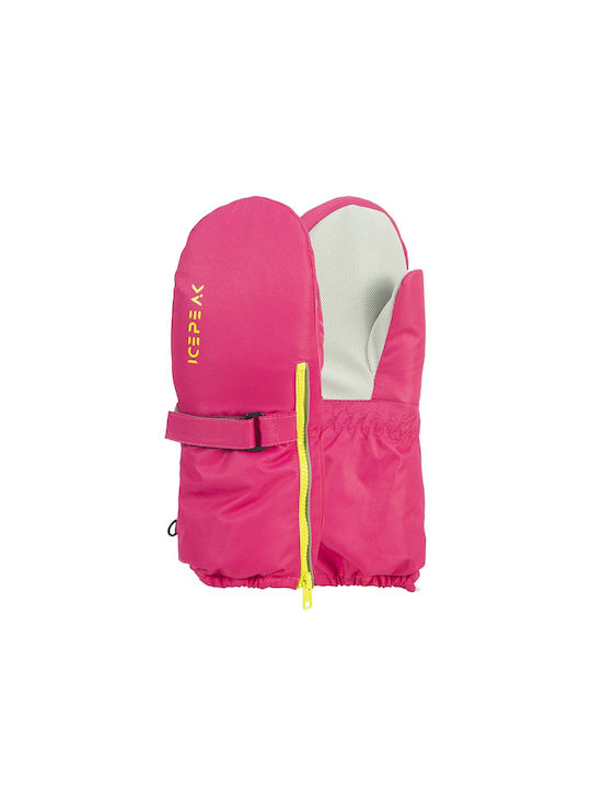 Icepeak Halfmoon Mittens Kids Ski & Snowboard Gloves Pink