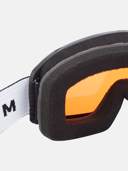Mc Kinley Ski Base 3.0 Plus Ski & Snowboard Goggles Kids Black with Lens in Orange Color