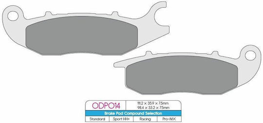 DP Brakes Τακάκια Μοτοσυκλέτας