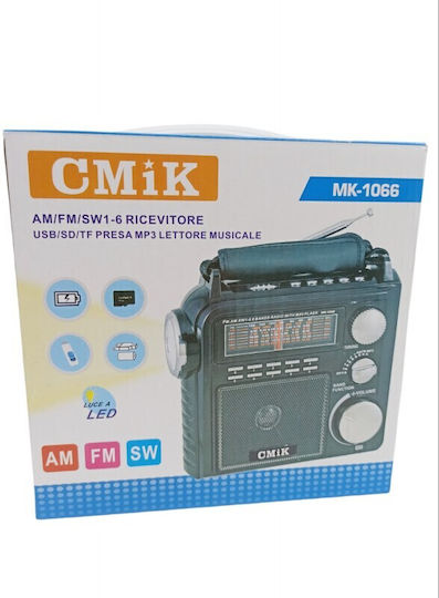 Cmik MK-1066 Tragbares Radio mit USB Schwarz