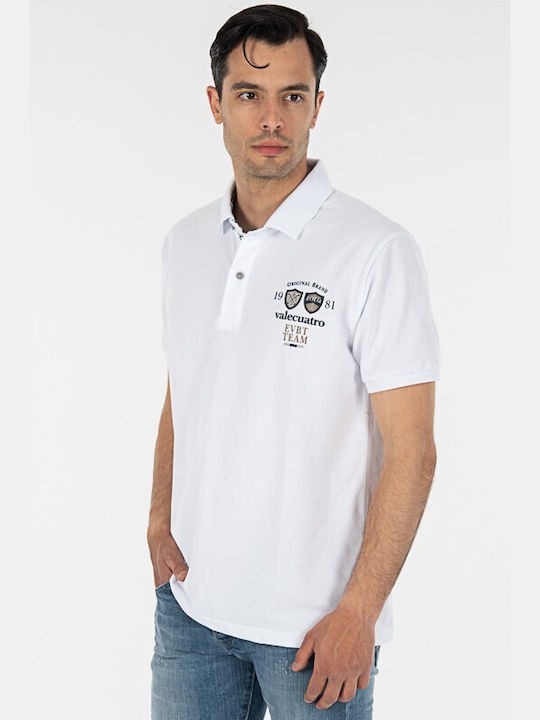 Everbest Men's Short Sleeve Blouse Polo White