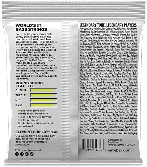 Ernie Ball FlatWound Single Bass String