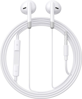 Joyroom JR-EW01 In-ear Handsfree with 3.5mm Connector White