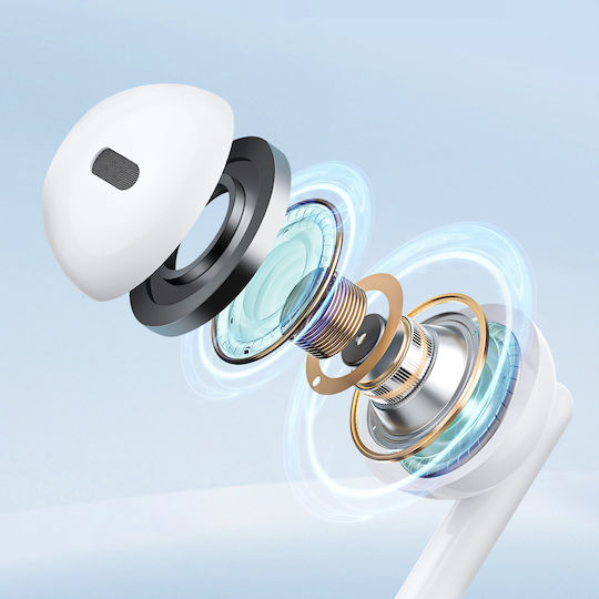 Joyroom JR-EW01 In-ear Handsfree με Βύσμα 3.5mm Λευκό