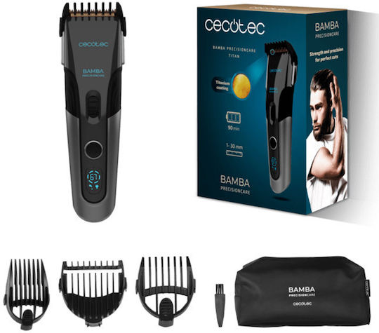 Cecotec Bamba PrecisionCare Profesională Mașină de Tuns Neagră 03374