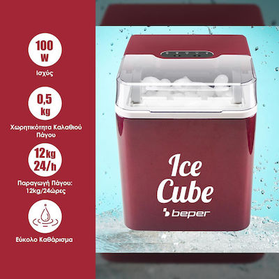 Beper Ice Machine with Daily Production 12kg
