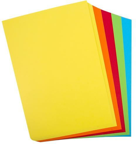 Boom Hârtie de Imprimare A4 160gr/m² 1x100 foi Multicolor BRIGHT-1