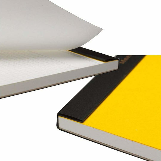 Mnemosyne Notepad Μπλοκ Σημειώσεων Α4 70 Φύλλων Καρέ Μαύρο