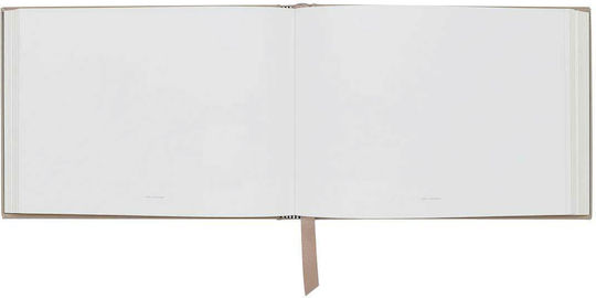 Smythson Notizbuch mit leeren Seiten Beige