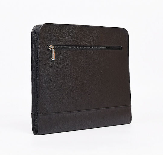 Hexagona Clipboard Bifold Conference for Paper A4 Black 1pcs