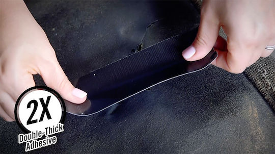 Gorilla Handy Roll Self-Adhesive Fabric Tape Black 25mmx9.14m 1pcs