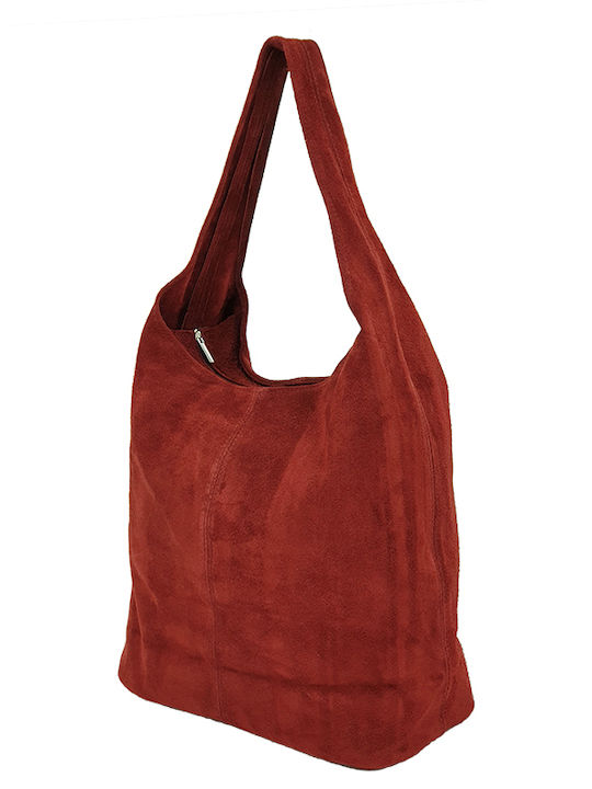 Playbags Leather Women's Bag Shoulder Burgundy