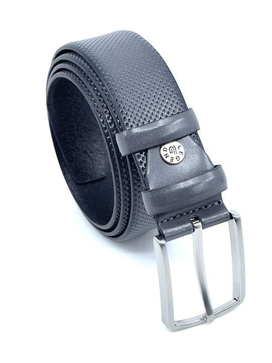 Legend Accessories Men's Leather Belt Gray GRAY