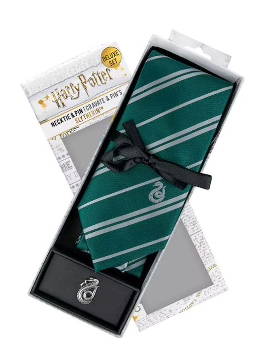 Cinereplicas Harry Potter Herren Krawatten Set Monochrom in Grün Farbe