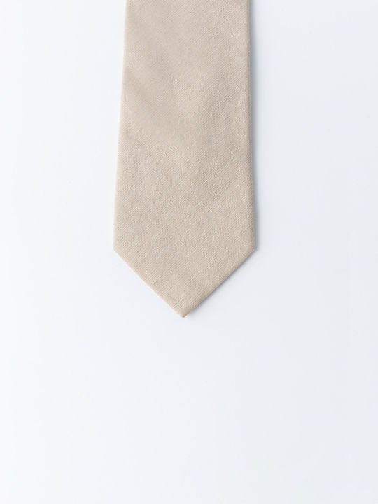 Aristoteli Bitsiani Men's Tie Monochrome Beige